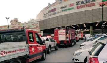 Ankara’da bir AVM’de kola tankının patlaması paniğe neden oldu