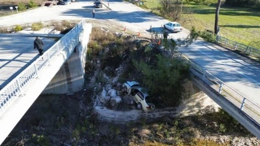 Antalya'da feci kaza: Köprüden düştü! 1 ölü