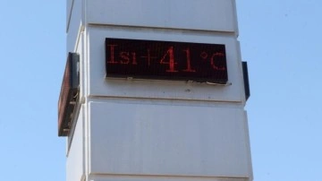Antalya'da termometreler 41 dereceyi gösterdi