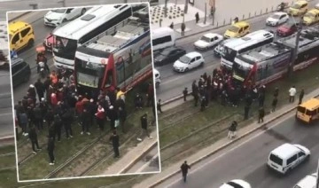 Antalya'da feci olay: Bulvarda karşıya geçerken tramvayın altında kaldı