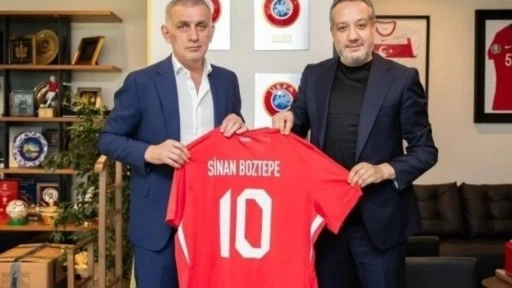 Antalyaspor Başkanı Sinan Boztepe'den İbrahim Hacıosmanoğlu'na ziyaret