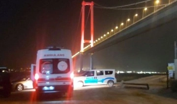 Aracını durdurup Osmangazi Köprüsü'nden atladı