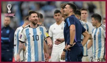 Arjantin Teknik Direktörü Lionel Scaloni'den Lionel Messi yanıtı
