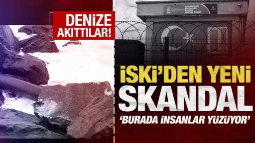 Arnavutköy’de skandal görüntü: İSKİ atık suyu günlerce arıtmadan denize akıttı!