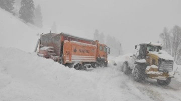 Artvin-Ardahan kara yolu kar nedeniyle ulaşıma kapandı