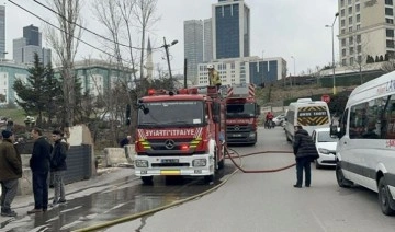 Ataşehir'de korkutan yangın