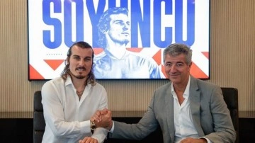 Atletico Madrid, Çağlar Söyüncü'yü basına tanıttı