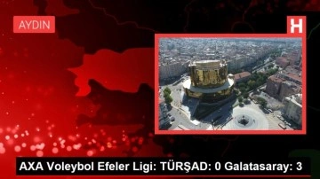 AXA Voleybol Efeler Ligi: TÜRŞAD: 0 Galatasaray: 3
