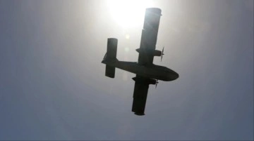 Aydın'da orman yangınına müdahale eden uçak Bafa Gölü'ne düştü