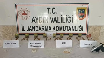 Aydın Nazilli'de uyuşturucu baskınında Roma dönemine ait altın sikke ele geçirildi!