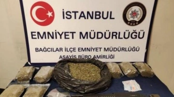 Bağcılar&rsquo;da uyuşturucu operasyonu: 7 kilo bonzai ele geçirildi