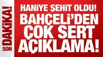 Bahçeli'den son dakika İsmail Haniye mesajı