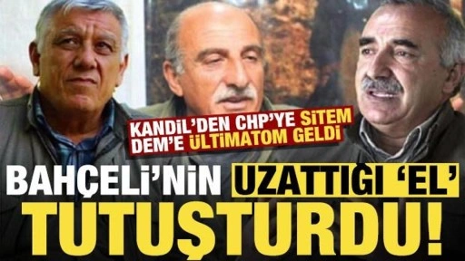 Bahçeli'nin eli PKK'yı tutuşturdu! Kandil'den CHP'ye sitem, DEM'e ültimatom