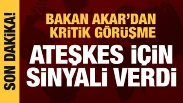 Bakan Akar, Rus mevkidaşı ile görüştü