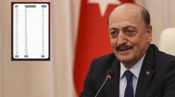 Bakan Bilgin tablo paylaştı! Son zamla asgari ücret dolar bazında rekor kırdı