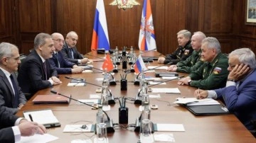 Bakan Fidan Rusya Savunma Bakanı Şoygu ile görüştü