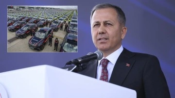 Bakan Yerlikaya, jandarma ve emniyet araçlarının hizmete alım töreninde konuştu