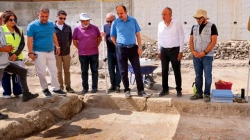 Başkan Altay, Şükran Mahallesi arkeolojik park alanında incelemelerde bulundu