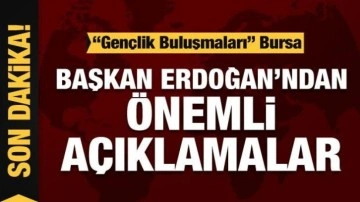 Cumhurbaşkanı Erdoğan, Bursa'da gençlerle buluştu