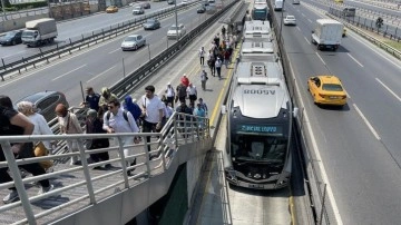 Beşyol metrobüs durağı hizmete kapatılacak