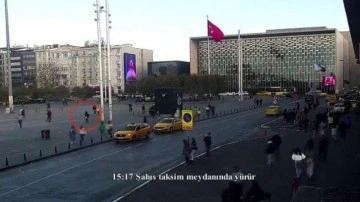 Beyoğlu saldırıda eylemi gerçekleştirilen teröristin Taksim&rsquo;deki görüntüleri ortaya çıktı!