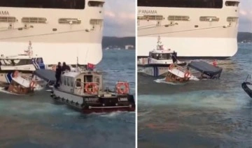 Beyoğlu'nda tekne battı, içindekileri deniz polisi kurtardı