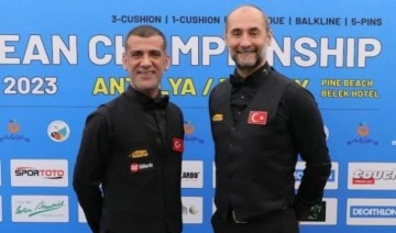 Bilardo Milli Takımı, Avrupa Şampiyonası'nda bronz madalya kazandı