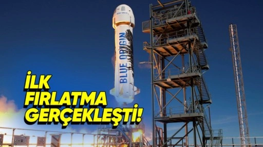 Blue Origin, SpaceX Rakibi Roketini Başarıyla Uzaya Fırlattı