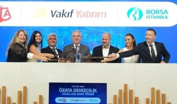 Borsa İstanbul’da gong Özata Denizcilik için çaldı