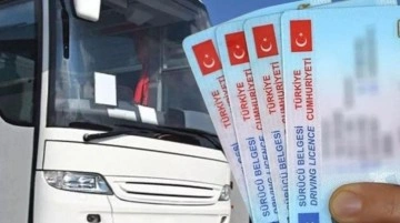 Büyük otobüs kullanacak şoförler için ehliyet yaş sınırı 24'e düşürüldü