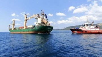 Çanakkale Boğazı’nda genel kargo gemisi makine arızası yaptı