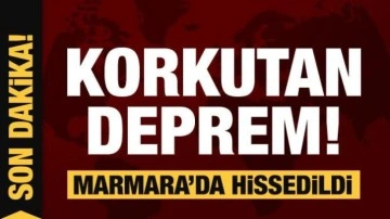 Çanakkale'de deprem meydana geldi! İstanbul da hissetti