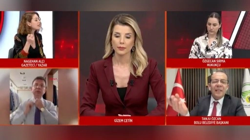 Canlı yayında büyük kavga! Tanju Özcan ve Nagehan Alçı birbirine girdi