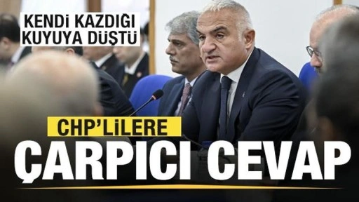 CHP kendi kazdığı kuyuya düştü! Bakan Ersoy’dan çarpıcı cevap!