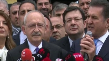 CHP Lideri Kemal Kılıçdaroğlu TDP Genel Başkanı Mustafa Sarıgül ile görüştü