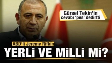 CHP'li Gürsel Tekin 'Jeremy Rifkin yerli ve millidir' dedi! Spikerin tepkisi olay old