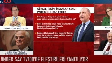 CHP'li Gürsel Tekin'den Önder Sav'a tepki: İnsanlar kendi partisini ihbar etmez