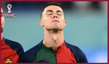 Cristiano Ronaldo milli marş sırasında gözyaşlarını tutamadı!