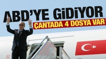 Cumhurbaşkanı Erdoğan ABD'ye gidiyor! Çantada 4 dosya var