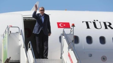 Cumhurbaşkanı Erdoğan Astana ziyareti sonrası yurda döndü