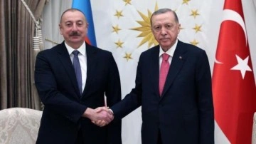 Cumhurbaşkanı Erdoğan, Azerbaycan Cumhurbaşkanı Aliyev ile bir araya geldi