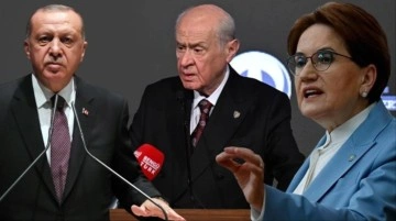 Cumhurbaşkanı Erdoğan, Bahçeli ve Akşener'le görüştü