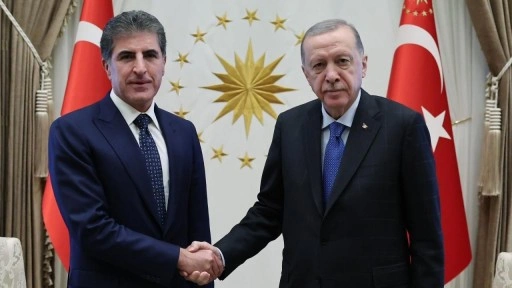 Cumhurbaşkanı Erdoğan, Barzani'yi kabul etti