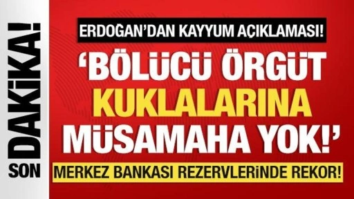 Cumhurbaşkanı Erdoğan: Bölücü örgüt kuklalarına müsamaha yok!