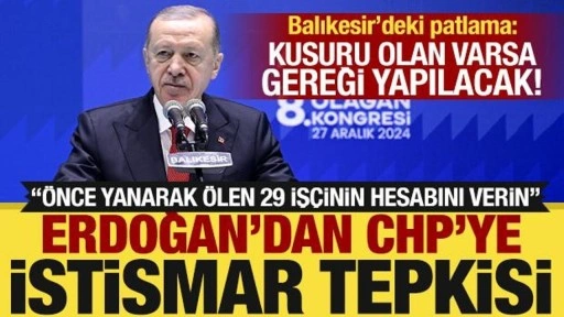 Cumhurbaşkanı Erdoğan'dan CHP'ye tepki: Baas düştü yasını CHP tutuyor!