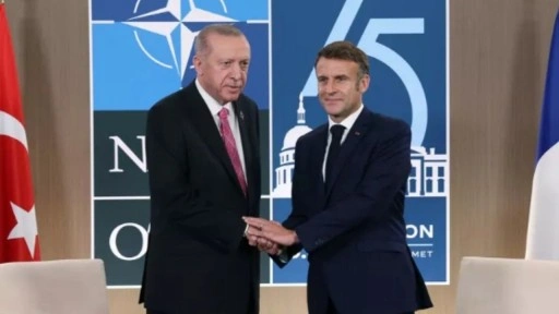 Cumhurbaşkanı Erdoğan'dan Macron'a: Filistinlilerin göç planı kabul edilemez