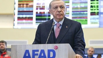 Cumhurbaşkanı Erdoğan deprem bölgesinde