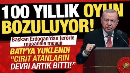 Cumhurbaşkanı Erdoğan: Diledikleri gibi cirit atanların devri bitmiştir!