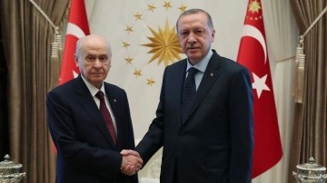 Cumhurbaşkanı Erdoğan ile Bahçeli'den sürpriz görüşme