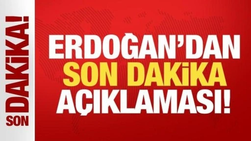 Cumhurbaşkanı Erdoğan Kabine sonrası açıklamalarda bulunuyor